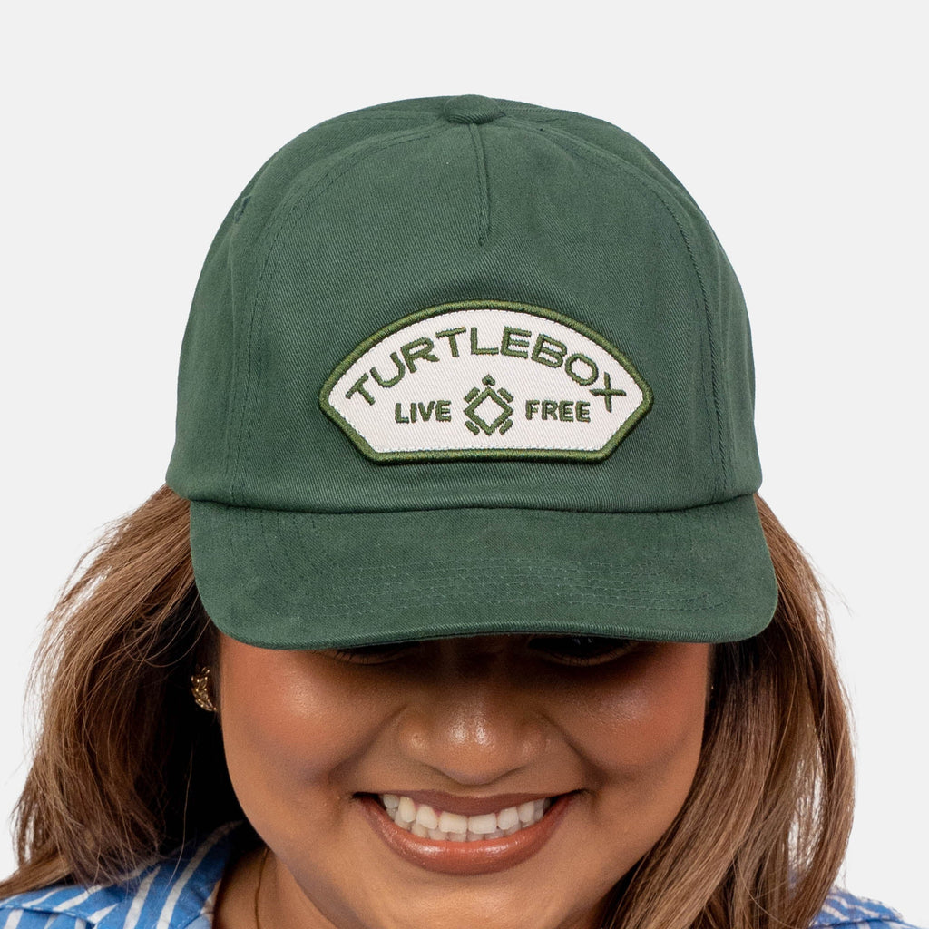 Forest Turtle Green Hat