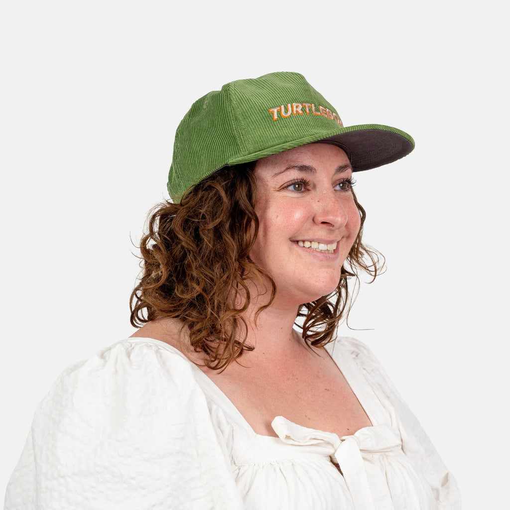 Olive Corduroy Hat